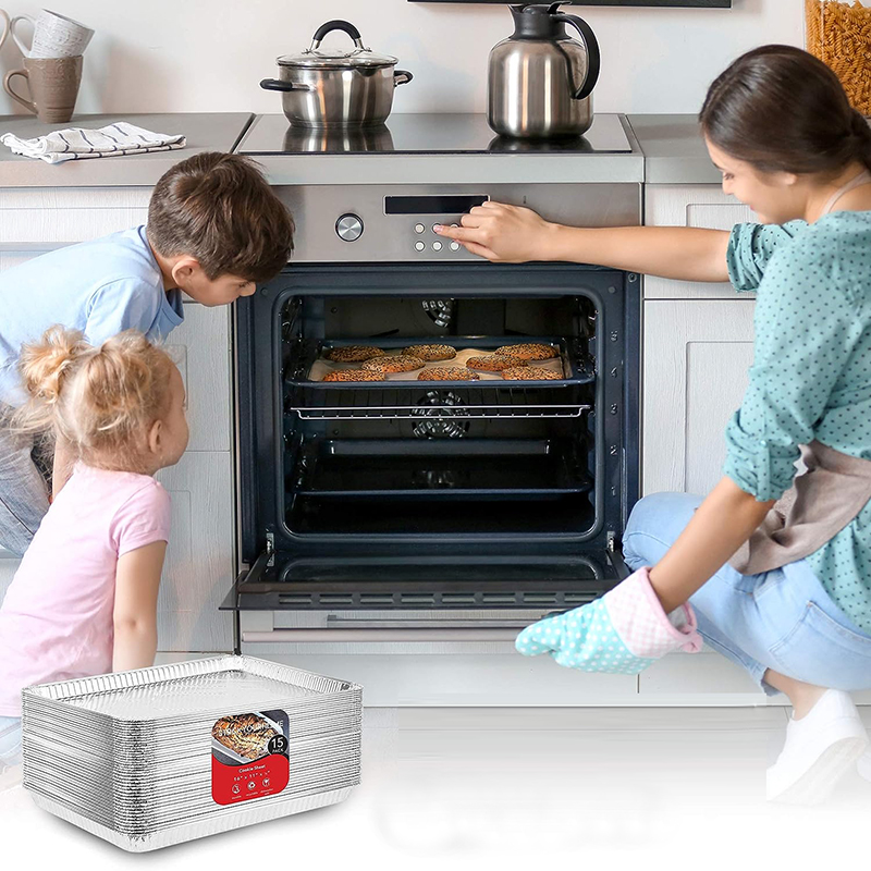 Продолговатые формы для выпечки из оловянной фольги