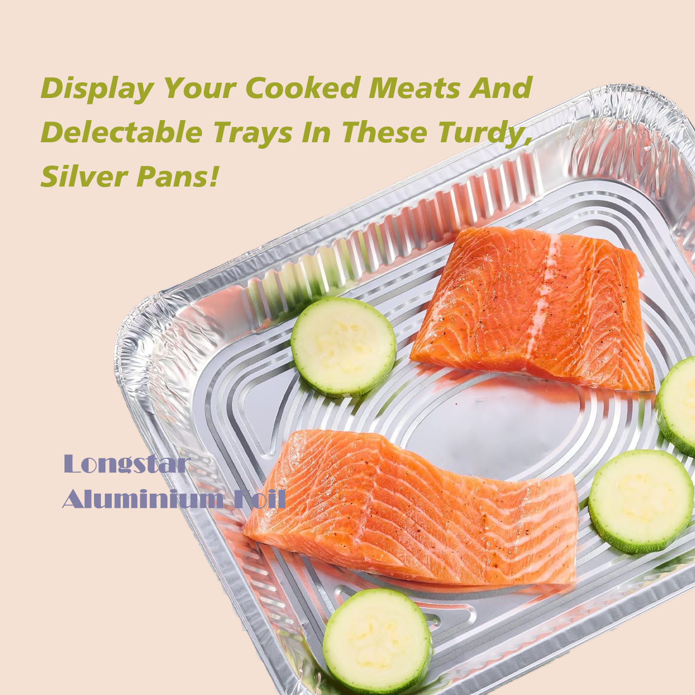 Очень большая форма для жаркого из фольги емкостью 3200 мл с крышкой