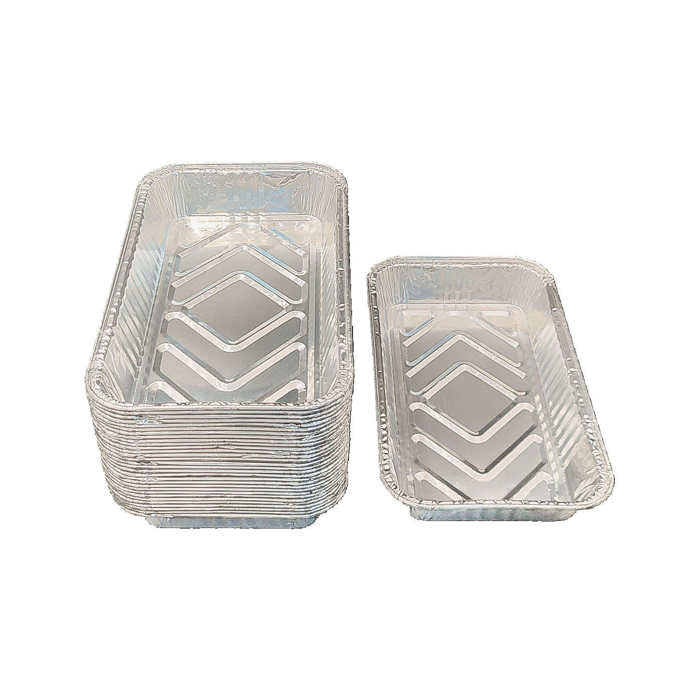 850 мл прямоугольной алюминиевой сковороды, мелкие края