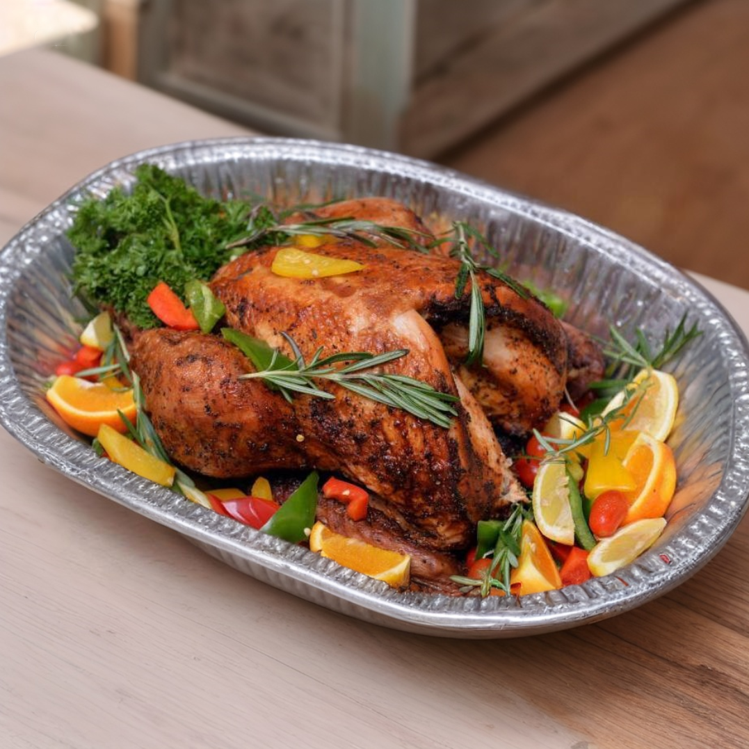 овальная фольга контейнер