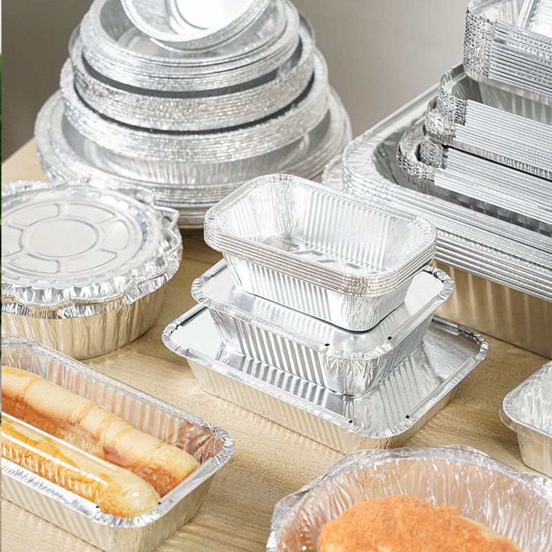 Посуда для барбекю и выпечки из фольги на 670 мл