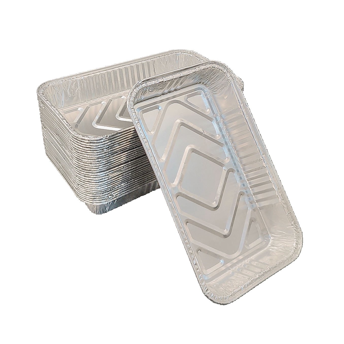 850 мл прямоугольной алюминиевой сковороды, мелкие края