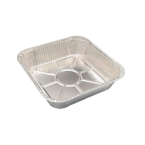 8x8 квадратных алюминиевых пищевых кастрюль с крышками с крышками