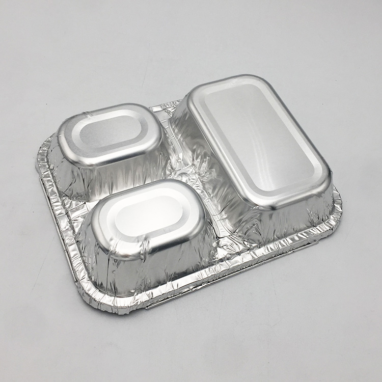 Одноразовая коробка для еды из алюминиевой фольги
