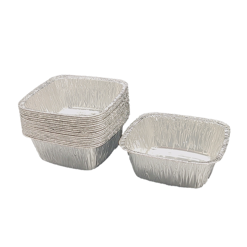 250 мл алюминиевая квадратная чаша для пирога - посуда для фольги