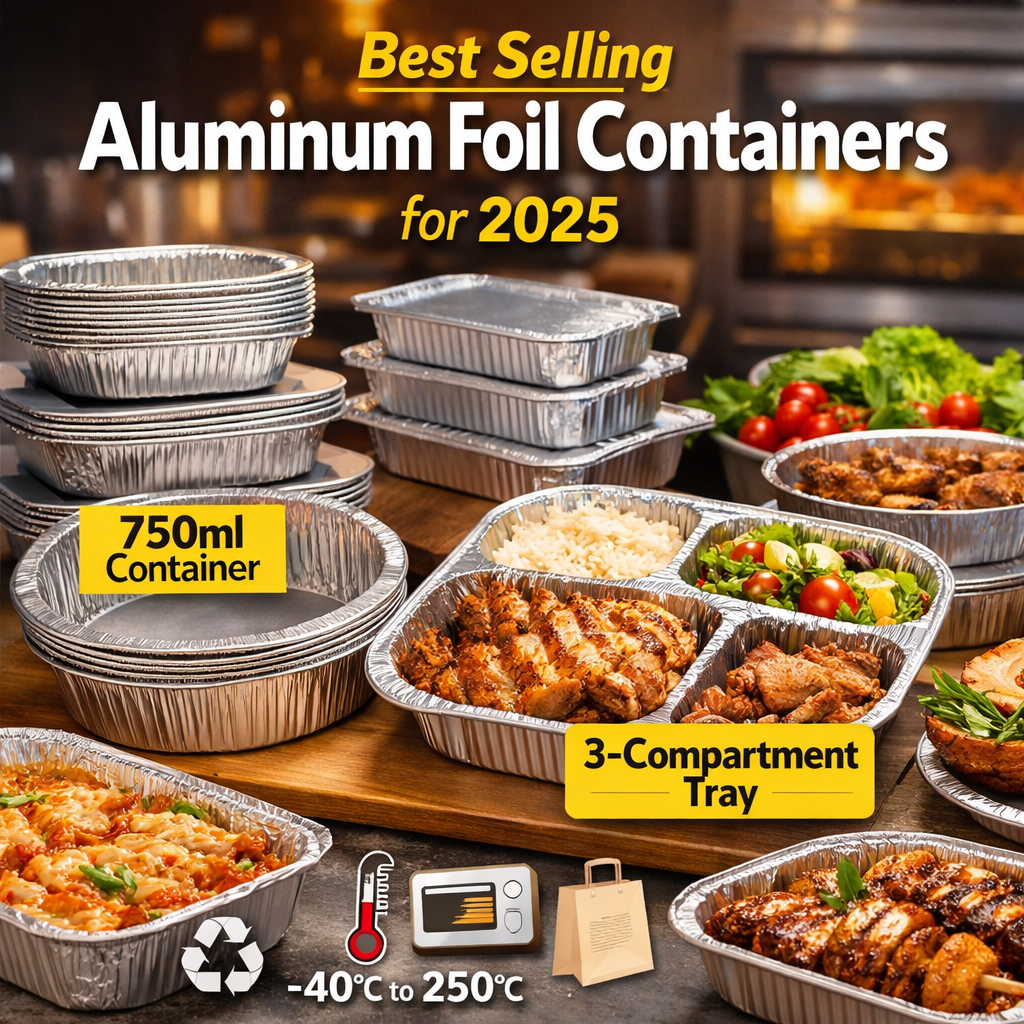 Самые продаваемые контейнеры из алюминиевой фольги на 2025 год