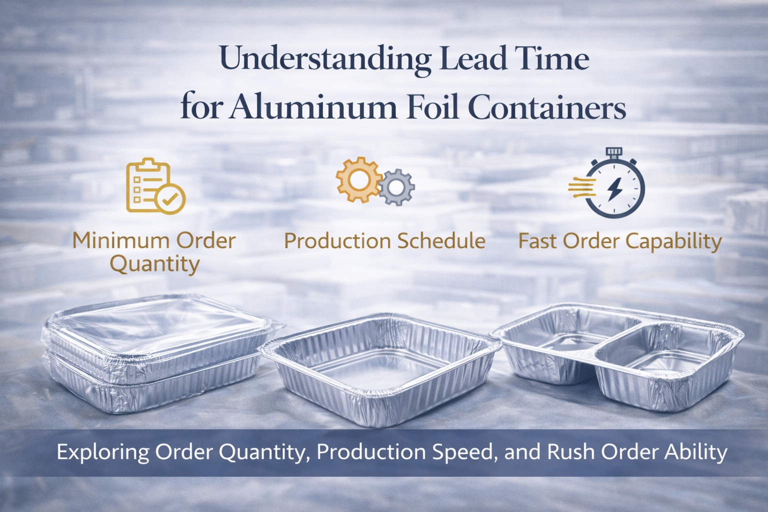 Понимание времени выполнения контейнеров из алюминиевой фольги